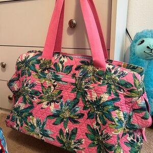 Floral Pink Tote Bag